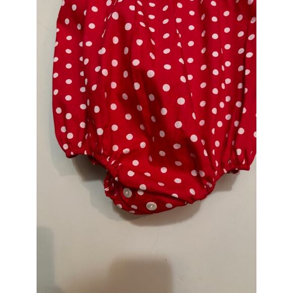 Southern Smocked Sprout Bubble Suit Romper Minnie Mouse Disney 3T Ruffle New - Picture 7 of 7